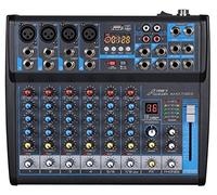 Audio2000'S AMX7303 - Mezclador de audio profesional de cuatro canales con procesador USB y DSP