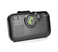 Audiocore AC475 Kit Manos Libres para Coche | Compatible con Siri y el Asistente de Google | Bluetooth 5.0 | Encendido Automático, Guía por Voz, A2DP, Reconexión Automática, Potencia de Altavoz de 2 W