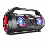 Altavoz Bazooka Portátil Bluetooth Boombox Iluminación