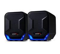 Altavoces portatiles para Ordenador computadora 6W USB Blue&Black