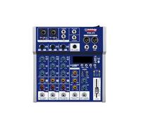 Audiodesign Pro Mezclador de audio profesional, consola con 4 canales, Bluetooth, 24 efectos DSP y entrada óptica Toslink