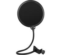 AudioDesignPro Pop Filter Microphone, Pop Filter Microphone with Articulated Arm and Universal Mount