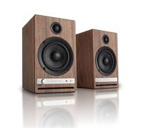 Audioengine HD4 Haut-Parleur Sans Fil Bluetooth | Haut-parleurs pour PC de Bureau, Enceinte Musicale pour la Maison aptX HD Bluetooth, d'Enceintes Stéréo de Bibliothèque Amplificateur Intégré (Noyer)