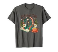 Audiolibro Girlie Headphones Book Tea Love Camiseta