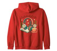 Audiolibro Girlie Headphones Book Tea Love Sudadera con Capucha