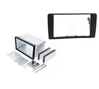 Audioproject A234 - Radio de Coche Set de instalación Doble DIN para Radio de Audi A3 8P 8 PA 8E de 2 DIN Bj. 2003 - 2012 Chorus Symphonie RNS-E + Metal Bahía Negro