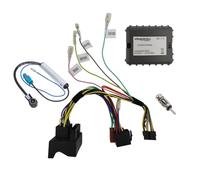 Audioproject A400.2-10 - Adaptador CanBus Quadlock ISO para Audi VW Golf 5/6 Passat B7 VW T5 Polo Skoda Seat incluye antena Fakra ISO encendido plus speedpuls reversa