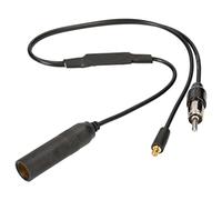 Audioproject A411 - Dab Antena Amplificador Splitter MCX a DIN FM Antena Splitter Radio Radio Radio Coche Digital Dab+ Plus Adaptador Conector de Coche