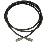 AudioQuest 1.5m Coax Carbon - Cable coaxial (1,5 m, Male Connector/Male Connector, Negro, 75 Ω, 1 Pieza(s))