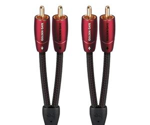 AudioQuest 1.5m Golden Gate RCA cable de audio 1,5 m 2 x RCA Negro - Cables de audio (2 x RCA, 2 x RCA, Cobre, 1,5 m, Negro)