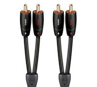 AudioQuest 2m Tower RCA - Cables de Audio (2 x RCA, Negro)