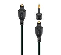 AudioQuest 3m Forest OptiLink Cable de Fibra optica TOSLINK Negro - Cable de Fibra óptica (3 m, TOSLINK, TOSLINK, Negro)