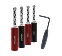 AudioQuest Banana SureGrip-100 BFA Plátano envase de 8 Unidades