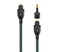 AudioQuest Forest OptiLink - Cable de Fibra óptica (TOSLINK, TOSLINK, Negro, 1,5m)