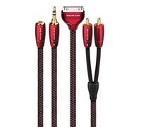 Audioquest Golden Gate - Cable para auriculares (mini macho de 3,5 mm a mini hembra de 3,5 mm)
