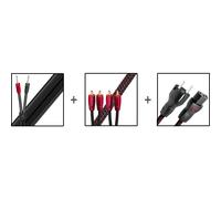 Audioquest Pack Rocket 11 + Golden Gate + cable NRG X3 - Cable de altavoz o parlante, ensamblado, 2,62 mm², Banane