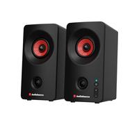 Audiosource Altavoces de computadora de escritorio con Bluetooth 5.3, USB-C Plug & Play, altavoces estéreo 2.0 con controladores duales de 2 pulgadas, entrada AUX, indicador LED, diseño compacto para