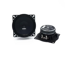Audison Altavoces Midbass Ap 4 con Cono De Fibra De Celulosa Tratada, Estructura En Acero, 100 Mm, 120 W, 40 W RMS, 80 Hz - 7.5 kHz, Impedancia 4 Ohm, Negro