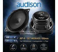 Audison AP 4 altavoces de medios 10 cm AP 4 - SET MIDBASS 100mm 1 par / 2...