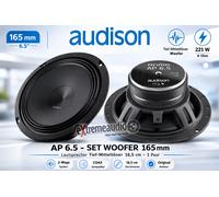 Audison AP 6.5 - SET WOOFER 165mm woofer 16,5 cm woofer - 1 par