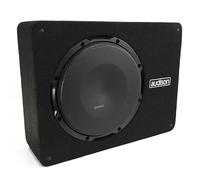 Audison APBX 10 AS2 Subwoofer Activo con Driver De 250 Mm, Amplificador 400 W RMS, Tecnología He-Li, Diseño 2S² Down-Firing/Up-Firing, Control Remoto, Negro