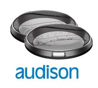 Audison APG 4 - 10 cm Cubierta de altavoz SET GRILL 100mm 1 par / 2 piezas
