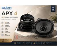 Audison APX 4 SET 10 cm (4") Juego de altavoces coaxiales bidireccionales...