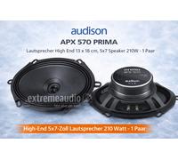 Audison APX 570 - 5x7" 2 vías sistema coaxial APX570 SET COAX 2Way 5”x7” 1...