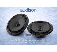 Audison APX 6.5 - 16.5 cm 2 vías sistema coaxial SET COAX 2Way 165mm - 1 par