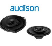 Audison APX 690 - Altavoz coaxial de 3 vías de 6"x9" con Tweeter concéntrico, Medio de neodimio y woofer de Polipropileno, 300 W máx