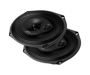 Audison APX 690 par de Altavoces coaxiales de 3 vías 6x9, 300 W | tweeter 40 mm, 100 W RMS, 4 Ohm, 96 dB, 40-23000 Hz, profundidad 81 mm