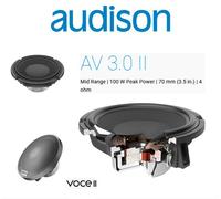Audison AV 3.0 II Juego de tweeters 70 mm (3") Woofer woofer woofer - 1 par