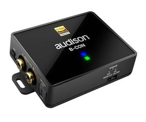 Audison B-con - Receptor Bluetooth Certificado Hi-Res con Salidas RCA y óptica, transmisión de Audio de Alta fidelidad a 24 bit/96 kHz