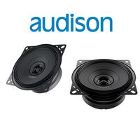 Audison APX 4 - Altavoz coaxial de 2 vías de 100 mm con Tweeter concéntrico de neodimio y Cono de Polipropileno, 70 W máx