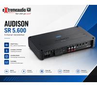 Audison SR 5.600 630W Amplificador de 5 Canales (4X 75W + 330W (4Ω) | 4X 115W + 550W (2Ω) | HPF/LPF/Band/Full | Bass Boost)