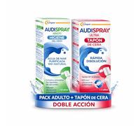 AUDISPRAY ULTRA + ADULT para la Higiene del Oído, Limpia y Elimina la Formación de tapones de cera, con 100% Agua de Mar Purificada, 70 ml