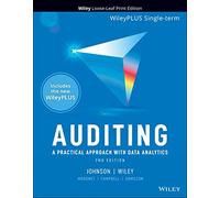Auditing: A Practical Approach with Data Analytics, WileyPLUS Card and Loose-leaf Set Single Term