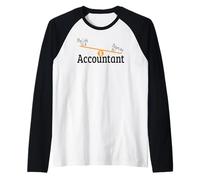 Auditor de CPA My Life Is A Balancing Act Contador Cita Broma Camiseta Manga Raglan