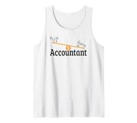 Auditor de CPA My Life Is A Balancing Act Contador Cita Broma Camiseta sin Mangas