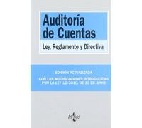 Auditoría de Cuentas: Ley, Reglamento y Directiva (Derecho - Biblioteca De Textos Legales)
