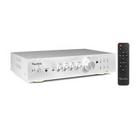 Audizio AD220A Amplificador HiFi 2 Canales Aluminio | Amplificador HiFi de 2 canales, elegante acabado aluminio y excelente calidad de sonido para uso doméstico