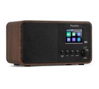 Audizio Avio - Radio Dab+ Bluetooth 30W Acabado Madera USB AUX Temporizador | USB y AUX, Bluetooth y radio DAB+, sonido estéreo de 30W, pantalla a color, óptimo, para salón, cocina y dormitorio