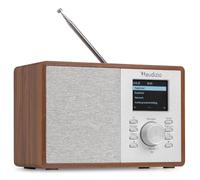 Audizio Cosa - Radio Dab+/FM Bluetooth y WiFi 30W Acabado Plateado AUX | AUX, Bluetooth, WiFi y radio DAB+/FM, sonido estéreo de 30W, pantalla a color, óptimo, para cocina, salón y viajes