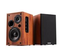 Audizio KS02 - Altavoz Activo Bluetooth con entradas RCA 80W Color marrón | Bluetooth incorporado, potencia de 80W, entradas RCA, acabado robusto, para locales, discotecas y eventos al aire libre