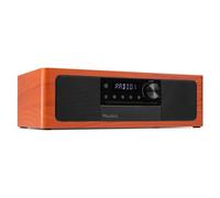 Audizio Lunata - Radio Dab+ Con Reproductor De Cd, Bluetooth 5.3, Hdmi Arc Y 100w - Color Madera De Cerezo