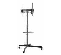 Audizio MFS30 Soporte TV de Suelo con Ruedas 32-65" | Ruedas con freno, bandeja para accesorios, inclinación regulable, columna telescópica