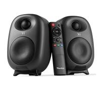 Audizio RS60 Monitores de Estudio Activos Bluetooth 120W | Entradas óptica, AUX, USB y RCA, DSP integrado, mando a distancia, sonido equilibrado para escritorio