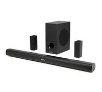 Audizio SB100 - Barra de Sonido 5.1 160W con subwoofer 6,5” y Altavoces Surround, HDMI ARC, Bluetooth 5.0, USB y óptica, soundbar para TV, Color Negro