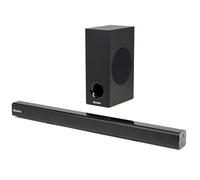 Barra de sonido Audizio SB82S 2.0 120W Bluetooth 5.3 HDMI ARC Subwoofer Negra
