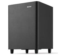 Audizio SW65C - Subwoofer Activo HiFi de 130W con woofer 6,5” y Graves Profundos, Filtro Ajustable, Control de Fase, Bass Reflex, Altavoz para Home Cinema, soundbars y Equipos de música, Color Negro